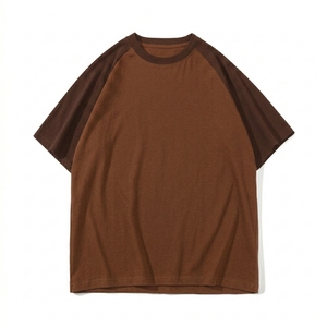 Manufacturer Supply Wholesale Custom 3XL Color Block <b>Raglan</b> Sleeve Long Sleeve T-Shirt for men and women Jersey <b>top</b> - Product Image 2