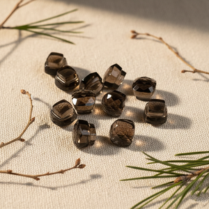 จุกปิดขวดไวน์ควอตซ์สโมคกี้คุณภาพสูง อัญมณีธรรมชาติ ของตกแต่งบาร์สุดพิเศษ ของขวัญองค์กร หินบำบัดสำหรับเสริมฮวงจุ้ย - Product Image 2