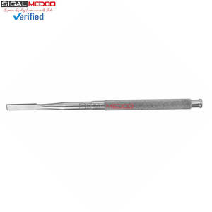 Cincel para Huesos Gardner, Recto, de Una Sola Biselada, Hoja de 3 mm de Ancho, Acero Inoxidable, Instrumento Quirúrgico Ortopédico Dental para Cortar Huesos - Product Image 5