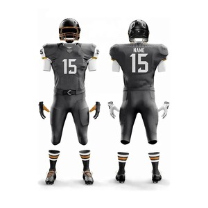 American Football Jersey Pants High Quality Sport Uniform <b>Sets</b> Customized <b>Colour</b> Breathable - Product Image 3