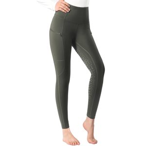 Leggings d'équitation en silicone intégral respirants pour homme/femme – Culottes d'équitation et jodhpurs - Product Image 1