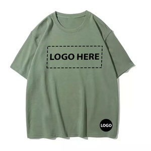 Camiseta Personalizada de Algodón de Primera Calidad, Tallas Grandes, con Logotipo Personalizado, para Hombre y Mujer, Impresión de Camisetas Personalizadas, Camiseta Lisa Extra Grande, India - Product Image 1