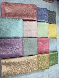 Indian Banarasi Brocade Jacquard Silk <b>Fabric</b> Medium <b>Weight</b> Nonwoven Zari Work for Bridal Wear Apparel & Accessories Boys Girls - Product Image 3