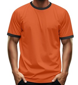 T-shirts pour hommes en molleton 100% coton, qualité supérieure, logo personnalisé imprimé, vente en gros, nouveau design, dernier style, best-seller - Product Image 2