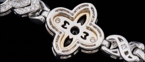 Bracelet chaîne Shravi Impex JW12 Moissanite Noir Marquise en Argent Sterling 925, Jonc à Maillons Glacés, Bijoux Hip Hop Unisexe Personnalisable - Product Image 3