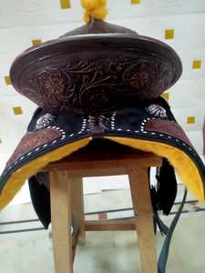 Nuevo Diseño de Silla de Montar Western de Cuero, Sillas de Montar de Cuero para Equitación, Silla de Montar Western para Doma y Carreras - Product Image 4
