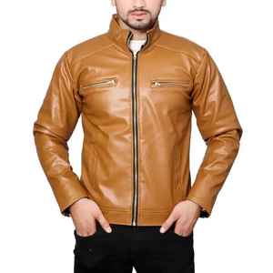 Chaqueta de Cuero para Hombre de Primera Calidad al Mejor Precio, Chaqueta de Cuero de Alta Calidad, Chaqueta de Cuero Cómoda para Invierno en Venta - Product Image 2