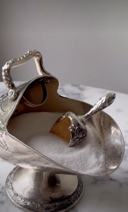 Decorative Metal Swan Shaped Salt Cellar with Spoon for Tabletop Dining Kitchen Decor and Elegant Seasoning Storage - Product Image 5