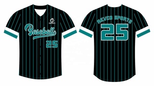Camiseta de béisbol con logotipo personalizado Camiseta de béisbol de diseño de alta calidad Servicio OEM de béisbol para hombres - Product Image 3
