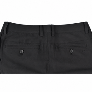 <b>Men's</b> Black Straight Fit Casual Golf Trousers Flat Front Zipper Fly Button Waterproof Breathable Lightweight Autumn <b>Pants</b> - Product Image 3