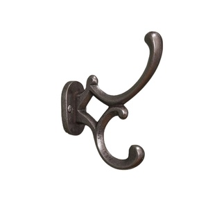 Crochet de serviette en laiton antique de qualité durable support mural en métal suspendu pour la maison hôtel villa salle de bain et cuisine - Product Image 1