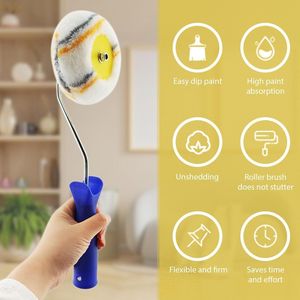 Kit di 5 Rulli per Pittura Angolare, Rulli per Bordi di Cartongesso, Strumenti per Pittura Murale di Casa e Ufficio - Product Image 5