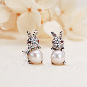 Pendientes de Plata de Ley S925 con Perlas de Agua Dulce, Versátiles y Elegantes - Product Image 4