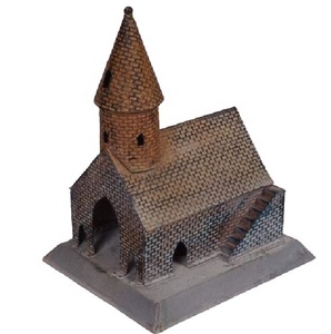 CASA DE PÁJAROS DECORACIÓN Casa de hojalata decorativa navideña de metal galvanizado de una sola capa para decoración del hogar interior o exterior - Product Image 1