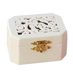 Wholesale Laser Cut Wooden Wedding Card Box Hollow Decorative <b>Wood</b> Gift Box With Lock <b>Rustic</b> Reception Money Keepsake Box - Product Image 3