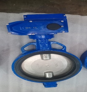 วาล์วผีเสื้อแบบมอเตอร์ C-Way DN200 PN16 230V แบบเปิด-ปิด ตัวเรือน DI พร้อมจานวาล์ว CF8 สำหรับโรงงานบำบัดน้ำ - Product Image 1