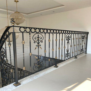 Barandilla Artística de Hierro Forjado para Escaleras: Estética de Lujo Excepcional y Máxima Seguridad para Decoración Arquitectónica Moderna del Hogar - Product Image 4