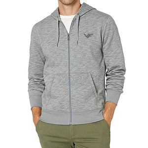 Sweat à capuche zippé élégant pour homme, veste confortable à fermeture éclair sur le devant pour tenues décontractées et mode quotidienne - Product Image 3