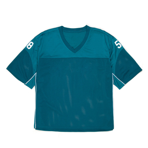 T-shirts de football à col en V, séchage rapide, coupe ample, en mesh, pour hommes, best-sellers - Product Image 1