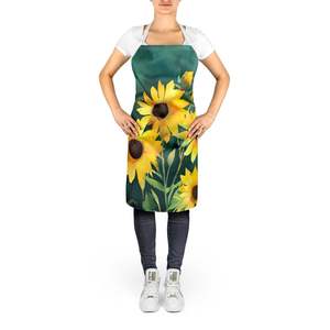 Kentucky Goldenrod Watercolor Unisex Large Multicolor <b>Apron</b> for Cooking Baking <b>Gardening</b>-for Adult Men Women Kitchen Server - Product Image 2