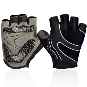 High Demanded Factory Made Cycling Gloves Half <b>Finger</b> Wholesale Breathable Spandex Mesh Custom Packing <b>Bike</b> Cycling Gloves - Product Image 1