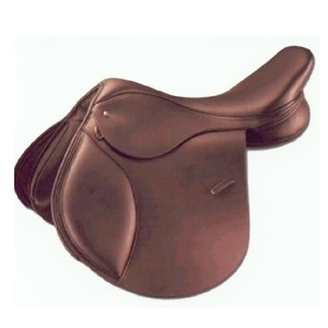 Selle de dressage en cuir anglais de qualité supérieure pour chevaux paillassons, quincaillerie en acier inoxydable, arceau en fibre de verre, personnalisable - Product Image 3