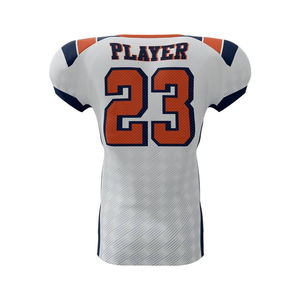 Breathable 100% Polyester Moisture-Wicking Customizable American Football Jersey Half Sleeve Unisex Adults Sublimation Design - Product Image 2
