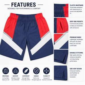 Pantalones Cortos Deportivos Ligeros para Hombre, de Secado Rápido, Transpirables, de Nailon, para Gimnasio y Entrenamiento, Personalizados OEM, con Encaje Frontal de Satén - Product Image 5