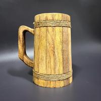 Ensemble de tasses en bois créatives Latte Art tasse à boire tasse en bois artisanale pour boisson froide et Offre Spéciale de taille personnalisée