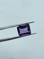 Ametyste de qualité supérieure, pierre précieuse naturelle facettée carrée, 4,65 carats, 9x11mm, violet élégant, pour bague de mariée, prix de gros