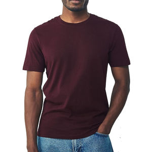 T-shirt pour homme en coton doux, col rond, manches courtes, coupe classique, décontracté, essentiel au quotidien, pour un confort et un style urbain - Product Image 5