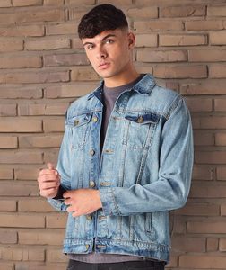 <b>Men's</b> Vintage Washed <b>Denim</b> <b>Jacket</b> for Casual Street Style High Quality Lightweight <b>Denim</b> <b>Jackets</b> - Product Image 3