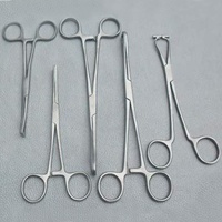 Ensemble de 5 pinces à piercing imperméables et durables en acier inoxydable, kit d'outils