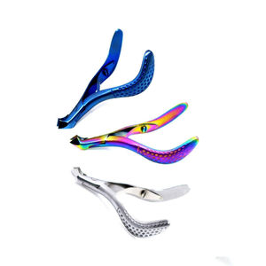 Cortacutículas Profesional de Acero Inoxidable de Lujo con Mango Antideslizante, Precio de Fábrica, Herramienta de Cuidado de Uñas para Salón, Recto y Afilado - Product Image 1