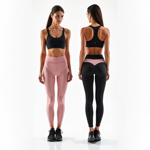 Leggings de fitness personnalisés pour OEM, nouvelle collection, tissu tricoté sans couture, design OEM, leggings de fitness push-up en promotion - Product Image 4