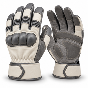 Gants de sécurité en cuir avec bracelet réglable, anti-impact, antidérapants, épaisseur 10 mil, sans latex, résistants à l'abrasion, protection au travail - Product Image 3