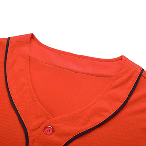 Maillot de baseball personnalisé à manches courtes grande taille, uniforme d'équipe sublimé, vêtements de sport 100% polyester unisexe, fabricant et fournisseur - Product Image 4