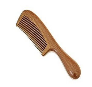 Peigne de massage du cuir chevelu ovale en bois écologique avec logo personnalisé, brosse à cheveux en bois de santal Gua Sha pour la croissance des cheveux, pour femmes et hommes, avec poils - Product Image 3