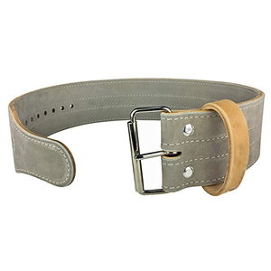 Ceinture de musculation en cuir de qualité professionnelle, ceinture de soutien lombaire épaisse pour la musculation et le cross-training - Product Image 3
