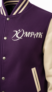 Oversized Winter University Quilted Lining Embroidery Patches Viral Street Style Professional American Style Hooded Front - Product Image 5