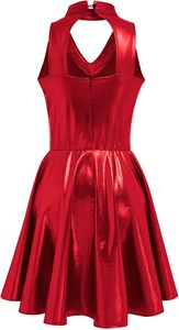 Combinaison Métallique Respirante pour Femme Adulte, Tenue de Danse Scénique, Justaucorps de Gymnastique pour Spectacle de Trapeze Artistique - Product Image 5