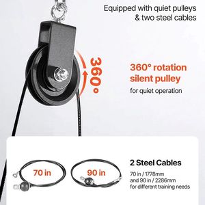 Système de musculation à domicile - Ensemble d'accessoires pour machine à câbles de musculation - Product Image 5