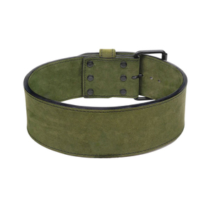Ceinture de soutien lombaire en cuir de vachette respirant avec logo personnalisé et fermeture à boucle pour la musculation et le fitness - Protection unisexe - Product Image 3