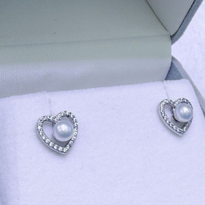 Exquisite 4-5mm Natural Freshwater <b>Pearl</b> Girl's <b>Earrings</b> Flawless Pure <b>Silver</b> Internet Famous Compact Style - Product Image 3