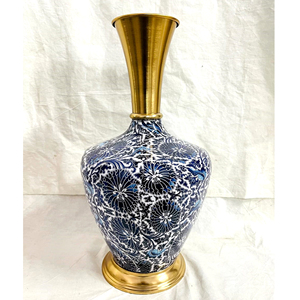 Pot de fleur moderne et élégant Vase de table pour la décoration intérieure Paramètres de table de fête Décoration de table de mariage Non toxique et durable - Product Image 1