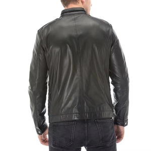 แจ็คเก็ตหนังแท้คุณภาพสูงสำหรับผู้ชาย ผ้ากันน้ำ ระบายอากาศได้ดี ขายส่งในราคาถูก - Product Image 6