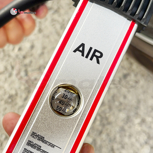 Gonfleur de pneus portable robuste de type crayon avec plage de pression de 0 à 160 PSI, construction métallique, protection en caoutchouc, tuyau gonflable - Product Image 2