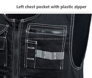 Người Đàn Ông Của Grey Làm Việc <span class=keywords><strong>Vest</strong></span> Không Thấm Nước <span class=keywords><strong>Polyester</strong></span> Cotton Nylon Tiện Ích Công Cụ <span class=keywords><strong>Vest</strong></span> Với Biểu Tượng Tùy Chỉnh <span class=keywords><strong>Vest</strong></span> Làm Việc Các Chuyên gia - Product Image 6