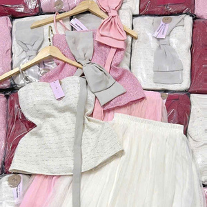 ชุดเซ็ตสองชิ้นสำหรับฤดูร้อน สไตล์ลำลองสำหรับผู้หญิง ผ้าฝ้ายเป็นมิตรกับสิ่งแวดล้อม ทรงเข้ารูป สวมใส่สบาย แฟชั่น ซักได้ ไม่มีปก แขนยาว - Product Image 1