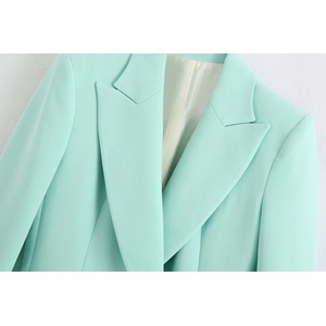 Costume de mariage slim fit, blazer respirant pour le bureau, ensemble pantalon et veste pour femme, ensemble de costume professionnel confortable pour femme - Product Image 5